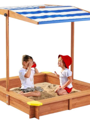 Dečiji pesčanik KINDER HOME, podesivi i vodootporni poklopac za senku protiv UV zračenja