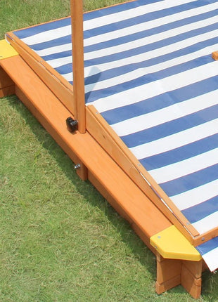 Dečiji pesčanik KINDER HOME, podesivi i vodootporni poklopac za senku protiv UV zračenja
