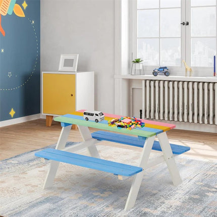 Baštenska garnitura KINDER HOME, Dječji piknik stol s klupama