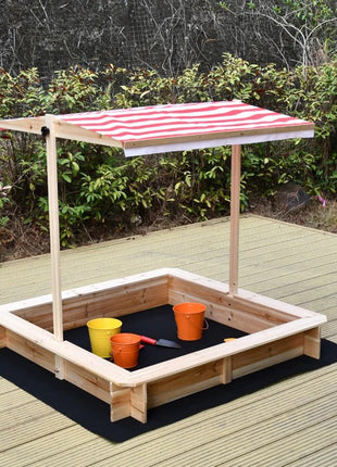 Dečiji pesčanik KINDER HOME sa podesivim krovom sa UV zaštitom