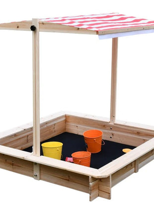 Dečiji pesčanik KINDER HOME sa podesivim krovom sa UV zaštitom