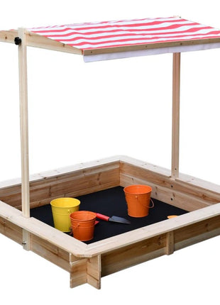 Dečiji pesčanik KINDER HOME sa podesivim krovom sa UV zaštitom