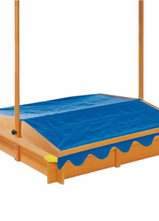Dečiji drveni peščanik KINDER HOME, sa podesivim, vodootpornim poklopcem anti-UV 30