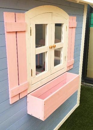 Velika drvena dečija kućica sa verandom KINDER HOME