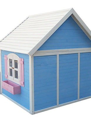 Velika drvena dečija kućica sa verandom KINDER HOME