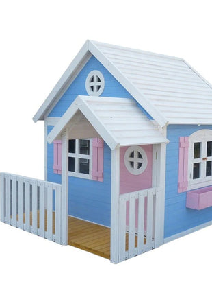 Velika drvena dečija kućica sa verandom KINDER HOME
