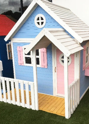 Velika drvena dečija kućica sa verandom KINDER HOME