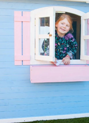 Velika drvena dečija kućica sa verandom KINDER HOME