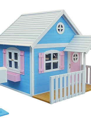 Velika drvena dečija kućica sa verandom KINDER HOME