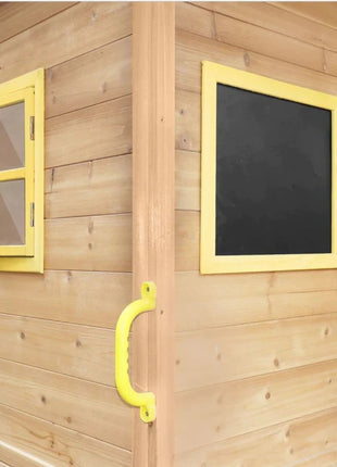 KINDER HOME Velika dečija kućica sa peščanikom i toboganom, za igru na otvorenom u dvorištu i bašti