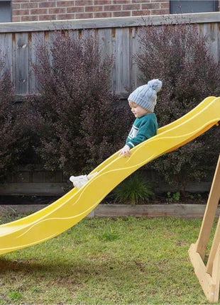 Dečija drvena penjalica sa toboganom KINDER HOME