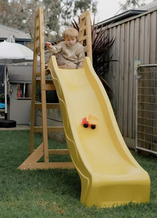 Dečija drvena penjalica sa toboganom KINDER HOME