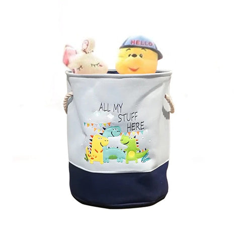 Igračka, odeća, korpa za veš, sklopiva, sa pogodnim ručkama, za dečiju sobu, spavaću sobu, dnevnu sobu - Dinosaurusi