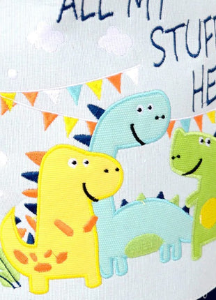 Igračka, odeća, korpa za veš, sklopiva, sa pogodnim ručkama, za dečiju sobu, spavaću sobu, dnevnu sobu - Dinosaurusi