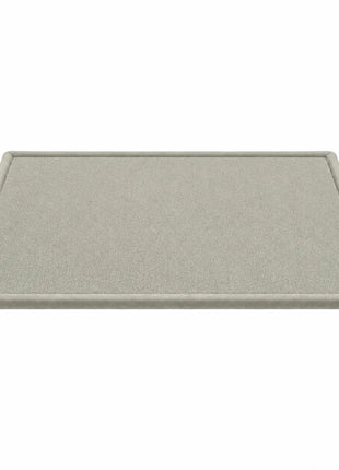 Dečiji tepih sa memorijskom penom KINDER HOME LOLA, 150x200 cm, debljina 3,5 cm, baršunasto mekan vodoodbojni gornji sloj, memori pena, protivklizna podloga, siva