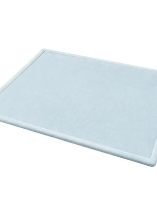 Dečiji tepih sa memorijskim efektom KINDER HOME LOLA, 150x200 cm, debljina 3,5 cm, baršunasto mekan vodootporni gornji sloj, memori pena, protivklizna podloga, plava