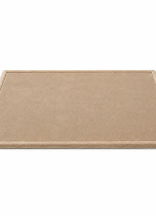 Dečiji tepih sa memorijskom penom KINDER HOME LOLA, 150x200 cm, debljina 3,5 cm, baršunasto mekan vodootporni gornji sloj, memori pena, podloga protiv klizanja, bež