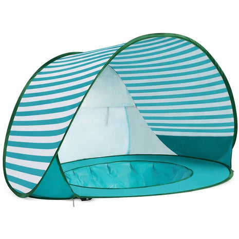 Dečiji šator za igru KINDER HOME sa UV zaštitom 50+ – lagan i sklopiv, za plažu i baštu, 120×80×70 cm