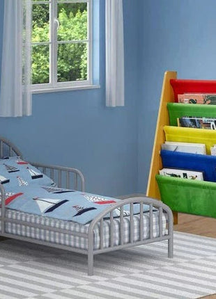 Polica za dečije knjige i igračke, Organizator za odlaganje, Sekcija, Biblioteka za dečiju sobu - BOJE