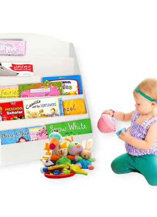 Dečija polica KINDER HOME, Organizator sa policama za knjige i časopise