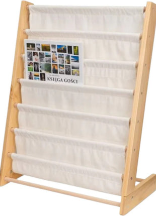 Drveni dečiji organizator sa policama za igračke i knjige - PSI