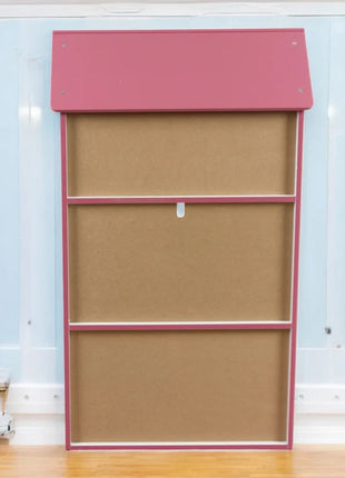 Dečija drvena polica za odlaganje igračaka i knjiga - Kuća SNOVA