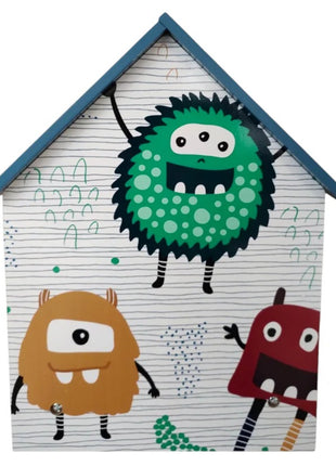 Dečija drvena polica za odlaganje igračaka i knjiga - UNIVERZUM