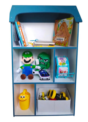 Dečija drvena polica za odlaganje igračaka i knjiga - UNIVERZUM