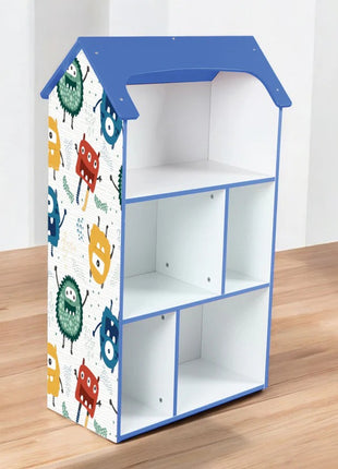 Dečija drvena polica za odlaganje igračaka i knjiga - UNIVERZUM