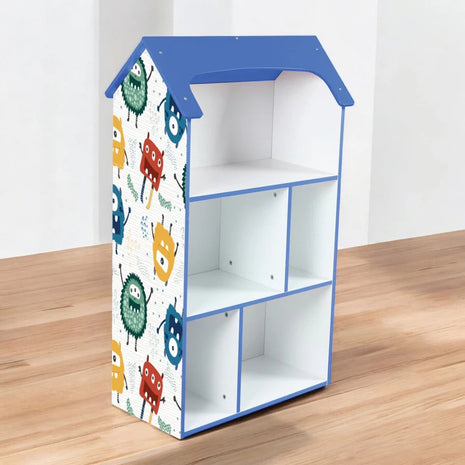 Dečija drvena polica za odlaganje igračaka i knjiga - UNIVERZUM