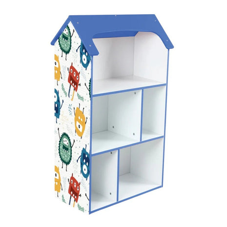 Dečija drvena polica za odlaganje igračaka i knjiga - UNIVERZUM