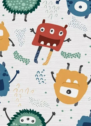 Dečiji drveni krevet sa zaštitom od pada, ram dušeka od letvica 140/70 cm, udobno postolje - MONSTER