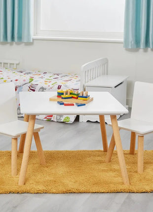 Dečiji sto sa 2 stolice KINDER HOME drveni set