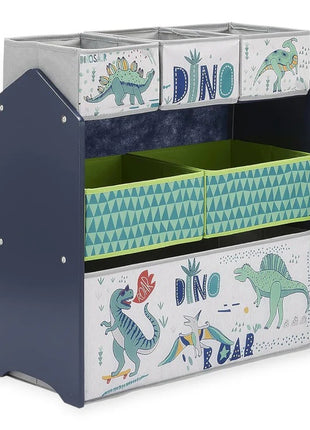 Dečija polica KINDER HOME, Organizator za igračke sa kutijama za odlaganje DINOSAURS