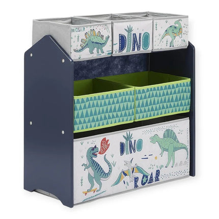 Dječja polica KINDER HOME, Organizator za igračke sa kutijama za odlaganje DINOSAURS