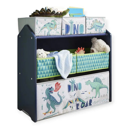 Dječja polica KINDER HOME, Organizator za igračke sa kutijama za odlaganje DINOSAURS