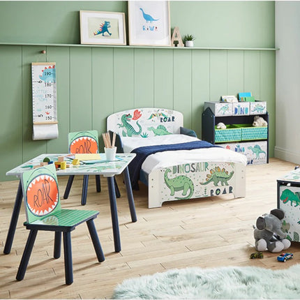 Dječja polica KINDER HOME, Organizator za igračke sa kutijama za odlaganje DINOSAURS