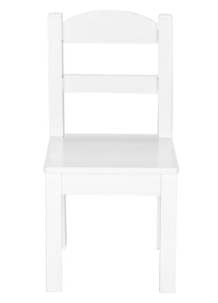 Dečiji sto sa 4 stolice KINDER HOME, drveni set za igru i učenje, beli