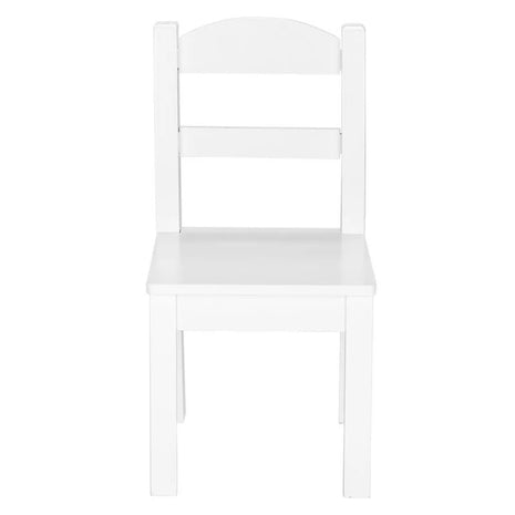 Dečiji sto sa 4 stolice KINDER HOME, drveni set za igru i učenje, beli