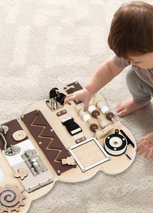 Montesori drvena tabla za motoriku Medved KINDER HOME