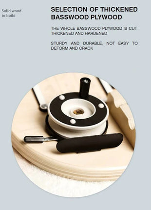 Montesori drvena tabla za motoriku Medved KINDER HOME