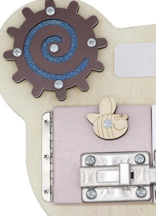 Montesori drvena tabla za motoriku Medved KINDER HOME