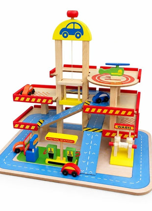 Parking KINDER HOME, višespratna garaža sa liftom, heliodromom, benzinskom pumpom i autoperionicom