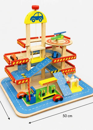 Parking KINDER HOME, višespratna garaža sa liftom, heliodromom, benzinskom pumpom i autoperionicom