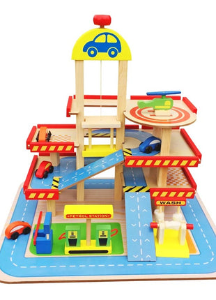 Parking KINDER HOME, višespratna garaža sa liftom, heliodromom, benzinskom pumpom i autoperionicom