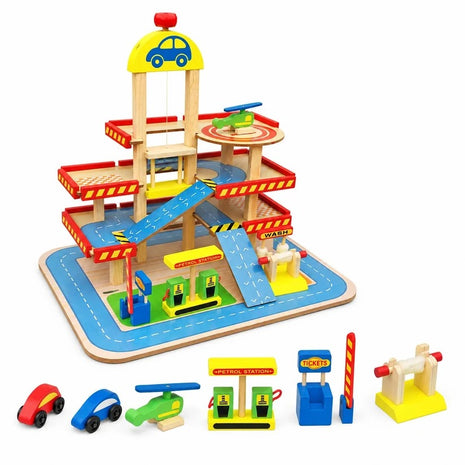 Parking KINDER HOME, višespratna garaža sa liftom, heliodromom, benzinskom pumpom i autoperionicom