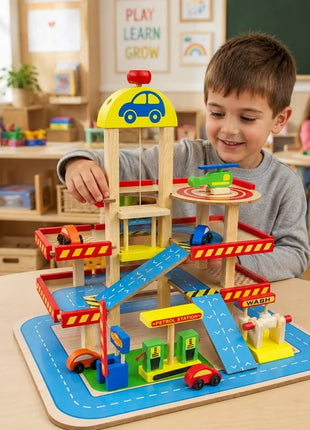 Parking KINDER HOME, višespratna garaža sa liftom, heliodromom, benzinskom pumpom i autoperionicom