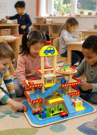 Parking KINDER HOME, višespratna garaža sa liftom, heliodromom, benzinskom pumpom i autoperionicom