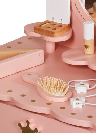 Dečiji sto za šminkanje KINDER HOME sa ogledalom, Princeza