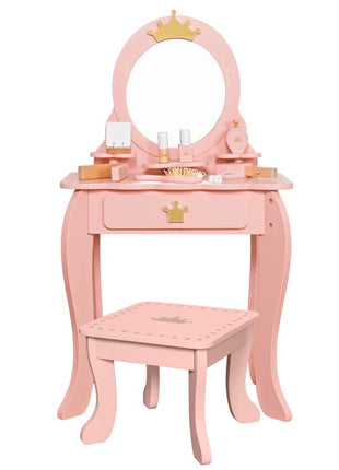 Dečiji sto za šminkanje KINDER HOME sa ogledalom, Princeza